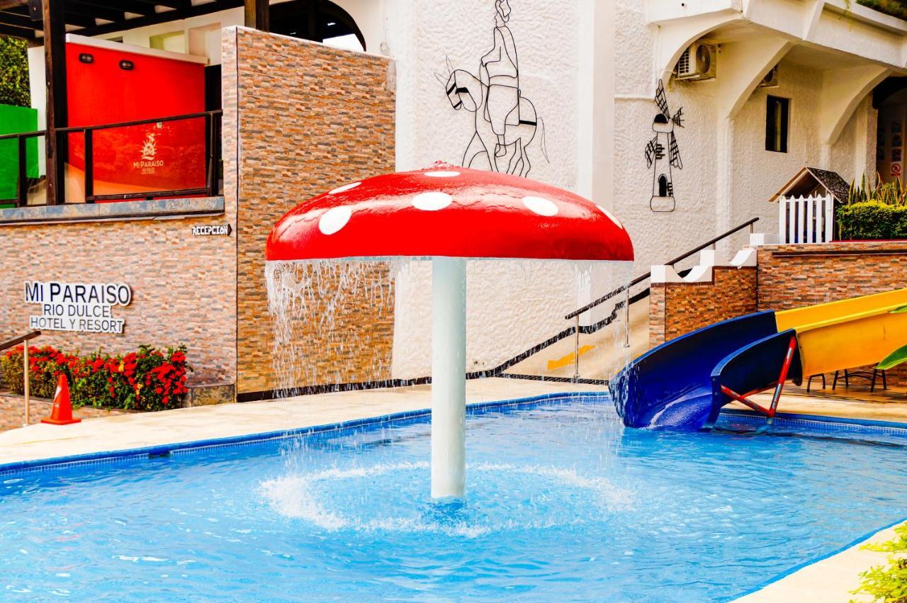 Hotel Mi Paraiso Rio Dulce Castillo de San Felipe Kültér fotó
